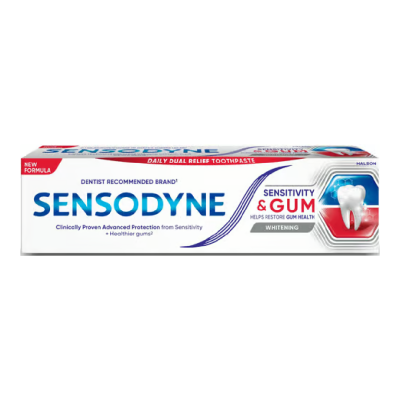 Pasta de dinti Sensitivity & Gum Whitening Sensodyne, 75 ml, Gsk -