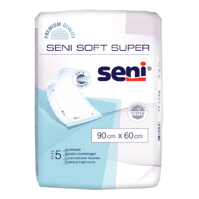 Paturici absorbante pentru pat Soft Super 90*60, 5 bucati, Seni -