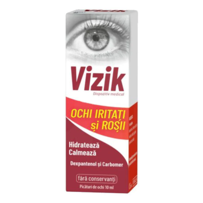 Vizik picaturi pentru ochi iritati si rosii, 10ml, Zdrovit -