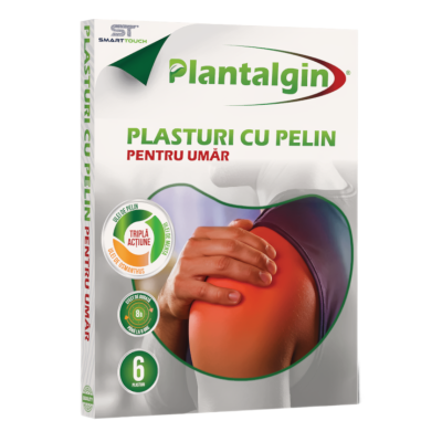 Plasturi cu Pelin pentru umeri, Plantalgin, 6 bucati, Smart Touch -