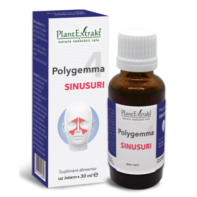 Polygemma 4, Sinusuri, 30 ml, Plant Extrakt -