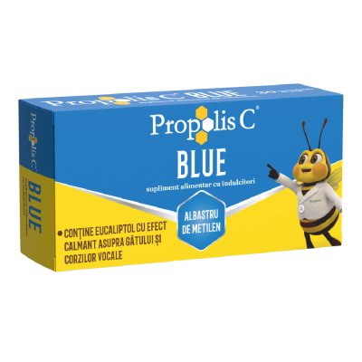 Propolis C Blue, 30 comprimate, Fiterman -