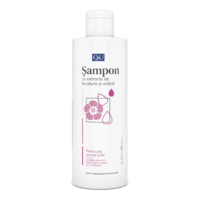 Sampon cu brusture si urzica Q4U, 250 ml, Tis Farmaceutic -