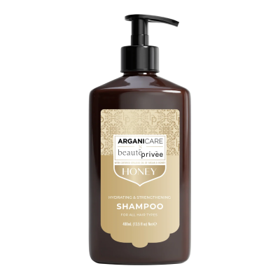 Sampon hidratant si fortifiant, Honey, Beaute privee, 400 ml, Arganicare -