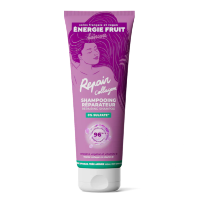 Sampon reparator pentru par foarte deteriorat cu Vitamina B si Colagen vegetal, 250ml, Energie Fruit -