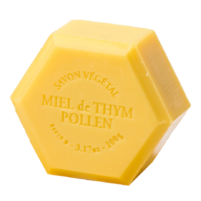 Sapun hexagonal cu miere si polen, 100 g, Apidava -