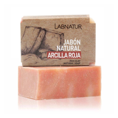 Sapun natural cu Argila Rosie, 100g, LabNatur -