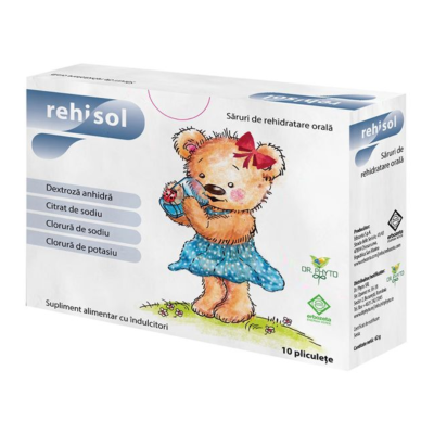 Saruri de rehidratare Rehisol, 10 plicuri, Dr. Phyto -