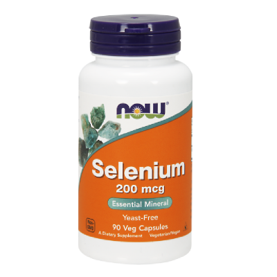 Seleniu, 200 mcg, 90 capsule vegetale, Now Foods -