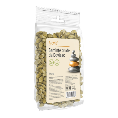 Seminte crude de dovleac, 250 g, Alevia -