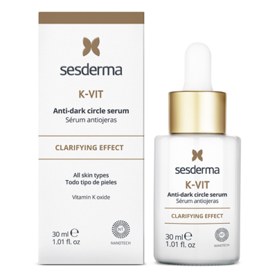 Ser anticearcan cu efect de luminozitate si netezire K-Vit, 30 ml, Sesderma -