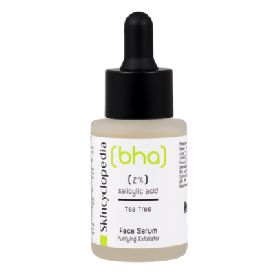 Ser facial cu 2% acid salicilic + ulei arbore de ceai, 30ml, Skincyclopedia -