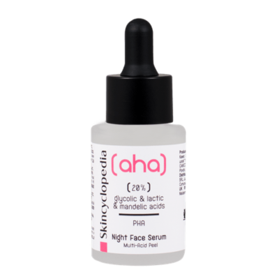 Ser facial exfoliant cu 20% AHA + PHA, 30ml, Skincyclopedia -