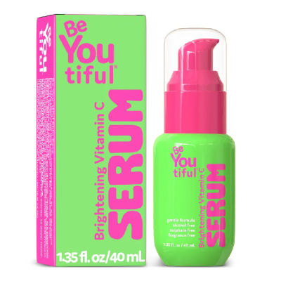 Ser facial iluminator cu vitamina C pentru adolescenti si tineri, 40 ml, BeYoutiful -