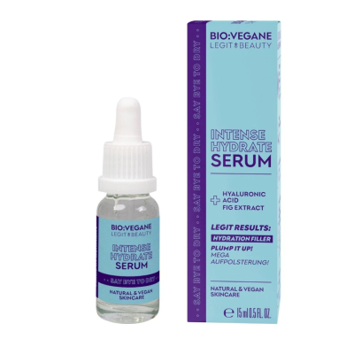 Ser intens hidratant pentru ten, Say Bye to Dry, 15 ml, Bio:Vegane Legit Beauty -