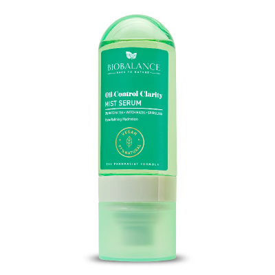 Ser spray facial pentru minimizarea porilor si hidratare, Oil-Control Clarity, 80 ml, BioBalance -