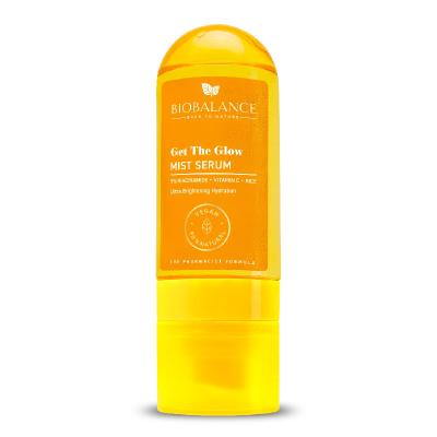 Ser spray facial pentru ultra luminozitate si hidratare, Get The Glow, 80 ml, BioBalance -