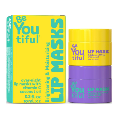 Set 2 masti de noapte pentru buze, pentru adolescenti si tineri, 10 ml*2, BeYoutiful -