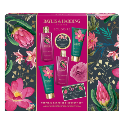 Set de ingrijire Boudoire Tropical Paradise, 7 piese, Baylis&Harding -