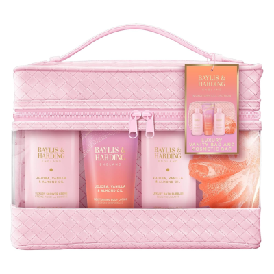 Set de ingrijire pentru corp Jojoba, Vanilla & Almond Oil Luxury, 6 piese, Baylis&Harding -