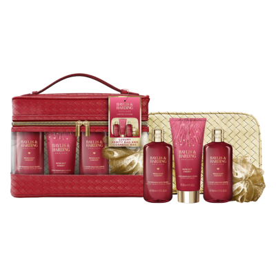 Set cadou de ingrijire Midnight Cherry Bags Of Beauty, 6 piese, Baylis&Harding -