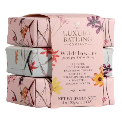 Set cadou Sapunuri Gentle Cleansing Trio, 3*100 g, The Luxury Bathing Company -
