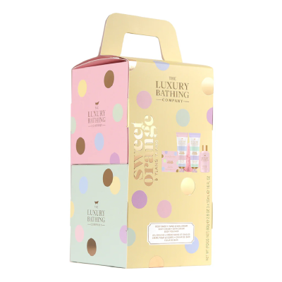 Set Cadou Ultimate Stacking Treats, Sweet Orange & Ylang Ylang, 5 articole, The Luxury Bathing Company -
