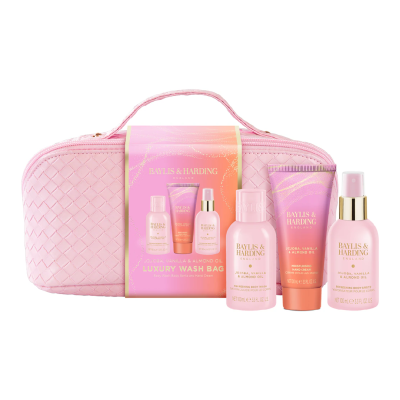 Set ingrijire corp, Jojoba, Vanilla & Almond Oil, 4 piese, Baylis & Harding -