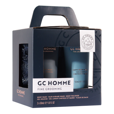 Set cadou Relax & Refresh, GC Homme Fine Grooming, 3 articole, The Luxury Bathing Company -