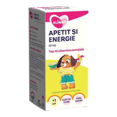 Sirop apetit si energie Alinan, 150 ml, Fiterman Pharma -