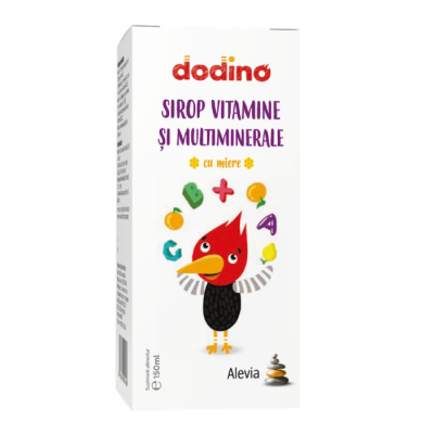 Sirop vitamine si multiminerale Dodino, 150 ml, Alevia -