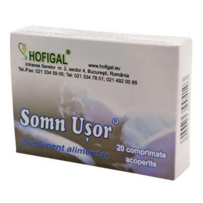 Somn Usor, 20 capsule, Hofigal -