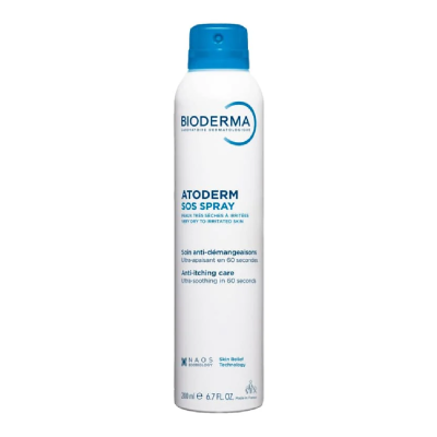 Spray anti-prurit Atoderm SOS, 200 ml, Bioderma -