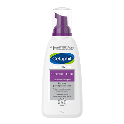 Spuma de curatare SpotControl PRO, 235 ml, Cetaphil -