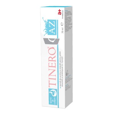 Spuma de curatare Tinero Az, 70 ml, Antibiotice SA -