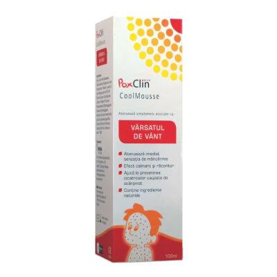 Spuma pentru varsat de vant Poxclin, 100 ml, Viva Pharma -