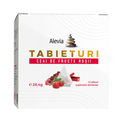 Ceai de fructe rosii Tabieturi, 12 plicuri, Alevia -