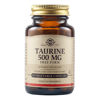 Taurina 500 mg, 50 capsule, Solgar -