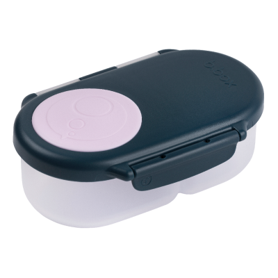 Caserola compartimentata Snackbox, +3 ani, Indigo/Roz, B.Box -