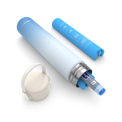 Termos portabil pentru insulina, capacitate 1 stilou, Kekhealth Holiday, Azure Blue -