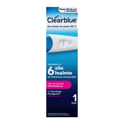 Test de sarcina ultra timpuriu, 1 bucata, Clearblue -