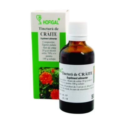Tinctura de craite, 50ml, Hofigal -