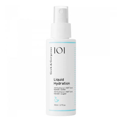 Toner facial hidratant Liquid Hydration, 110 ml, Geek & Gorgeous -