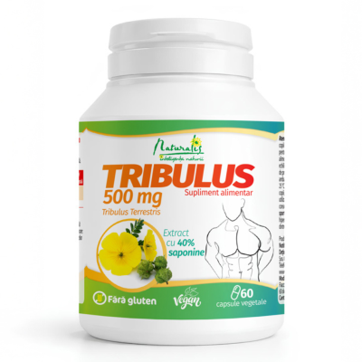 Tribulus 500, 60 capsule, Naturalis -