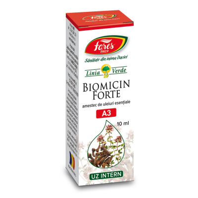 Ulei Biomicin Forte, A3, 10 ml, Fares -