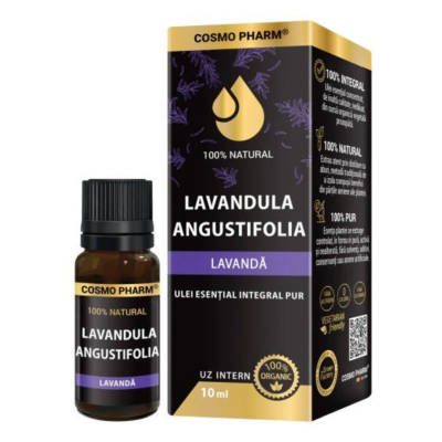 Ulei esential integral pur de lavanda, 10 ml, Cosmo Pharm -