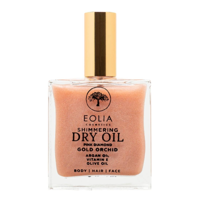 Ulei uscat cu sclipici, Pink Diamond, 100 ml, Eolia -