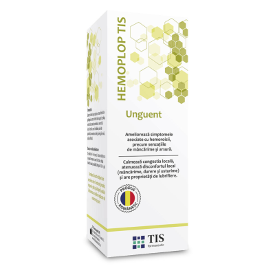 Unguent antihemoroidal Hemoplop, 50 ml, Tis Farmaceutic -