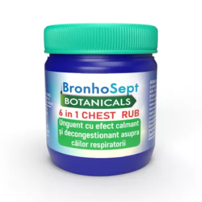 Balsam decongestionant BronhoSept Chest Rub, 57 g, Justin Pharma -