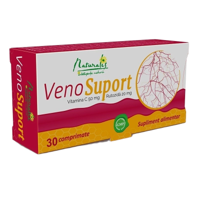 VenoSuport, 30 comprimate, Naturalis -